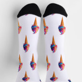 SlipperyJoe's levendige ijskegel food classic Sokken (Top)
