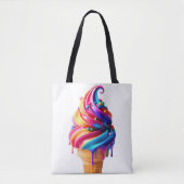 SlipperyJoe's levendige ijskegel food classic Tote Bag (Voorkant)