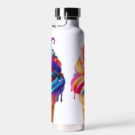 SlipperyJoe's levendige ijskegel food classic Waterfles (Rechts)