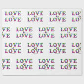 SlipperyJoe's liefde is liefde spuitverf gay pride Cadeaupapier (Vlak)