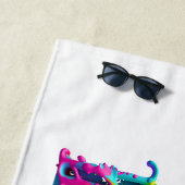 SlipperyJoe's liefde is liefde spuitverf gay pride Strandlaken (In situ)