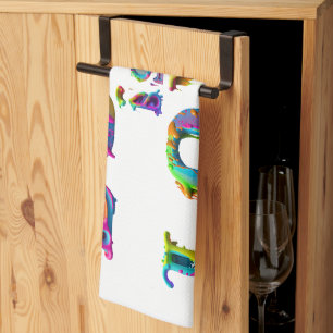 SlipperyJoe's liefde is liefde spuitverf gay pride Theedoek