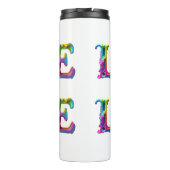 SlipperyJoe's liefde is liefde spuitverf gay pride Thermosbeker (Achterkant)