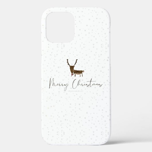 SlipperyJoe's lijnkunst silhouet rendier minimaal Case-Mate iPhone Case (Achterkant)