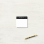 SlipperyJoe's look links grappig grimmig wit pijlt Post-it® Notes (Op bureau)