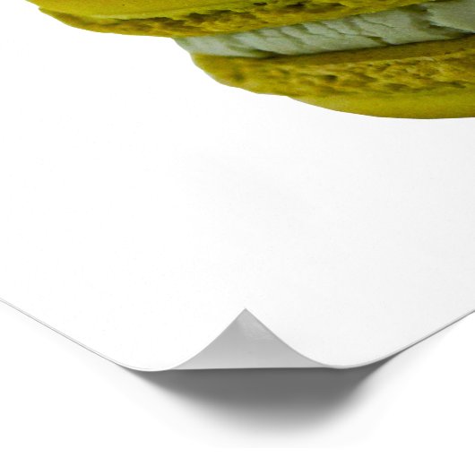 SlipperyJoe's Macaroon koekjes Franse gestapelde l Poster (Hoek)