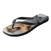 SlipperyJoe's Man handdoek gebroken witte bakstene Teenslippers (Schuin)