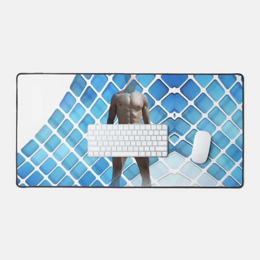 SlipperyJoe's Man ondergoed 6-pak borstkas mannetj Bureaumat (Keyboard & Muis)