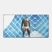 SlipperyJoe's Man ondergoed 6-pak borstkas mannetj Bureaumat (Voorkant)