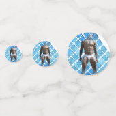 SlipperyJoe's Man ondergoed 6-pak borstkas mannetj Confetti (Voorkanten)