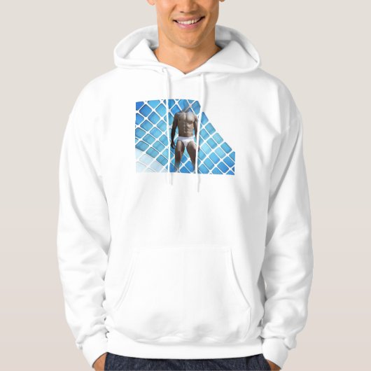 SlipperyJoe's Man ondergoed 6-pak borstkas mannetj Hoodie (Voorkant)