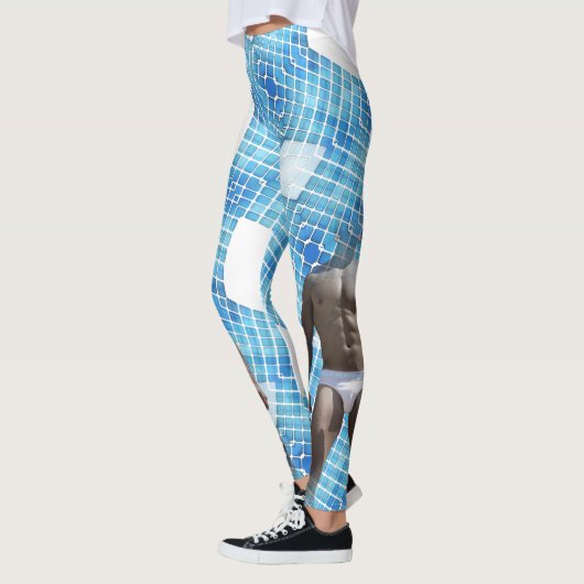 SlipperyJoe's Man ondergoed 6-pak borstkas mannetj Leggings (Links)