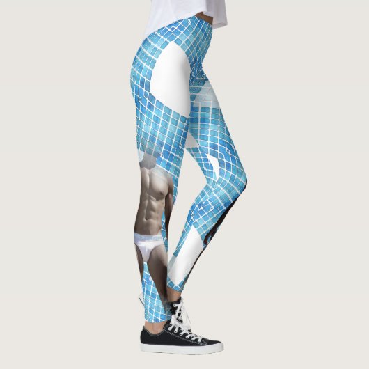 SlipperyJoe's Man ondergoed 6-pak borstkas mannetj Leggings (Rechts)