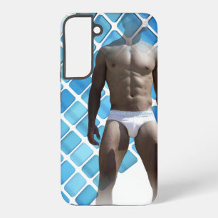 SlipperyJoe's Man ondergoed 6-pak borstkas mannetj Samsung Galaxy Hoesje