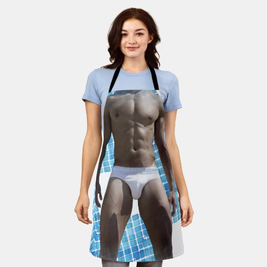 SlipperyJoe's Man ondergoed 6-pak borstkas mannetj Schort (Gedragen)