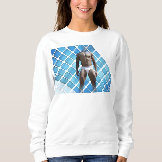 SlipperyJoe's Man ondergoed 6-pak borstkas mannetj Trui (Voorkant)