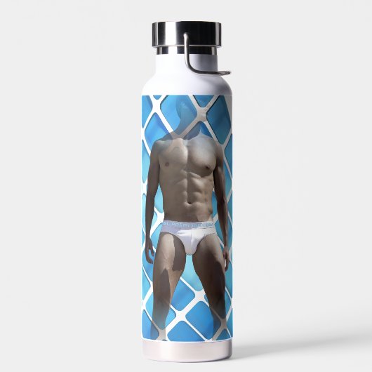 SlipperyJoe's Man ondergoed 6-pak borstkas mannetj Waterfles (Links)