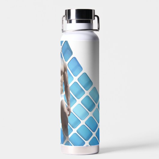 SlipperyJoe's Man ondergoed 6-pak borstkas mannetj Waterfles (Achterkant)