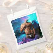 SlipperyJoe's Man ondergoed piek paars blauw Bedankzakje (Geknipt)