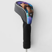 SlipperyJoe's Man ondergoed piek paars blauw Golfheadcover (Schuin)