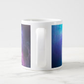 SlipperyJoe's Man ondergoed piek paars blauw Grote Koffiekop (Achterkant)