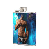 SlipperyJoe's Man ondergoed piek paars blauw Heupfles (Links)