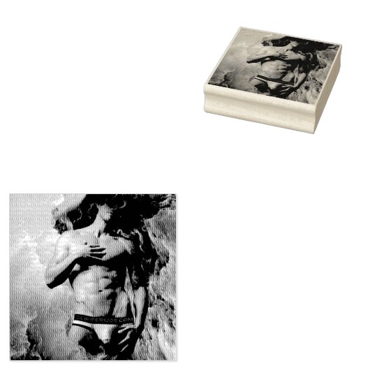 SlipperyJoe's Man ondergoed piek paars blauw Rubberstempel (Gestempeld)