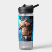 SlipperyJoe's Man ondergoed piek paars blauw Waterfles (Links)