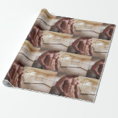 SlipperyJoe's Man sixpack shirtless sexy musculair Cadeaupapier (Uitgerold)