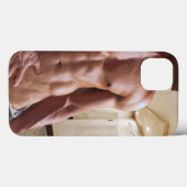 SlipperyJoe's Man sixpack shirtless sexy musculair Case-Mate iPhone Case (Achterkant (horizontaal))