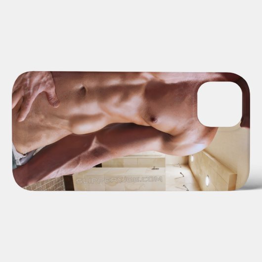 SlipperyJoe's Man sixpack shirtless sexy musculair Case-Mate iPhone Case (Achterkant (horizontaal))