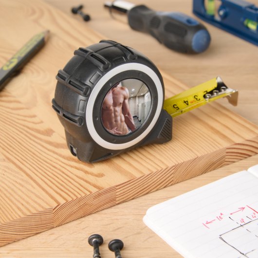 SlipperyJoe's Man sixpack shirtless sexy six pack Rolmaat (Houtwerk)