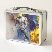 SlipperyJoe's Man steamy shirtloze borstrokken (Achterkant)