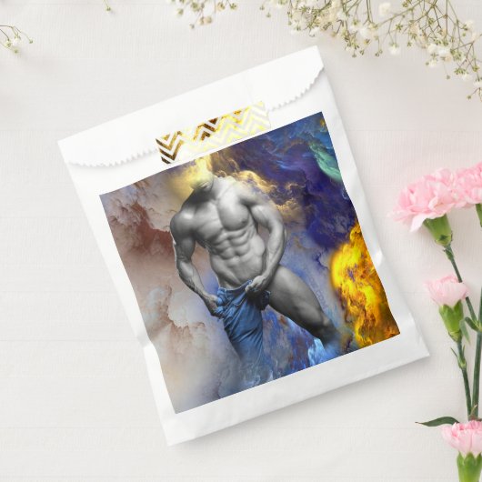 SlipperyJoe's Man steamy shirtloze borstrokken Bedankzakje (Gezegeld)