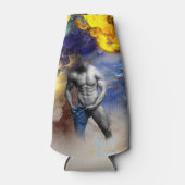 SlipperyJoe's Man steamy shirtloze borstrokken Flesjeskoeler (Voorkant)