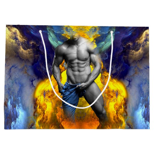 SlipperyJoe's Man steamy shirtloze borstrokken Groot Cadeauzakje (Achterkant)