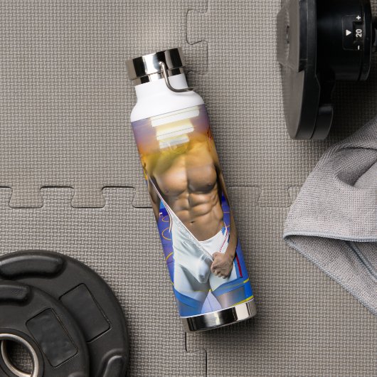 SlipperyJoe's Man, zes-pak worstelgymzaal b Waterfles (Gym)