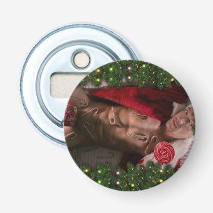 SlipperyJoe's mannelijke borst zes-pack buik bloot Button Flesopener