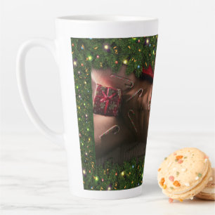 SlipperyJoe's mannelijke borst zes-pack buik bloot Latte Mok