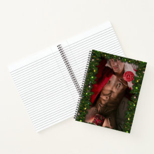 SlipperyJoe's mannelijke borst zes-pack buik bloot Notitieboek