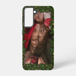 SlipperyJoe's mannelijke borst zes-pack buik bloot Samsung Galaxy Hoesje