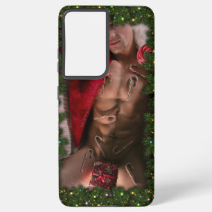 SlipperyJoe's mannelijke borst zes-pack buik bloot Samsung Galaxy Hoesje