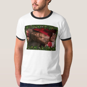 SlipperyJoe's mannelijke borst zes-pack buik bloot T-shirt