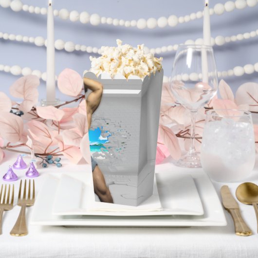 SlipperyJoe's Mannen handdoek gebroken witte bakst Bedankdoosjes (Huwelijk)