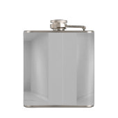 SlipperyJoe's Mannen handdoek gebroken witte bakst Heupfles (Achterkant)