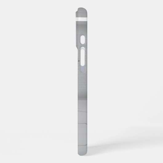 SlipperyJoe's Mannen handdoek gebroken witte bakst iPhone Hoesje (Linkerkant)