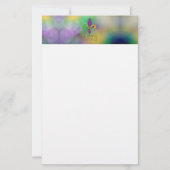 SlipperyJoe's Mardi Gras festival glittery fleur-d Briefpapier (Voorkant)