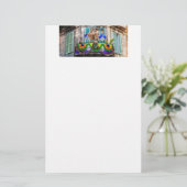 SlipperyJoe's Mardi Gras maskers kralen decoraties Briefpapier (Staand voorkant)