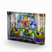 SlipperyJoe's Mardi Gras maskers kralen decoraties Fotoblokken (Rechts)