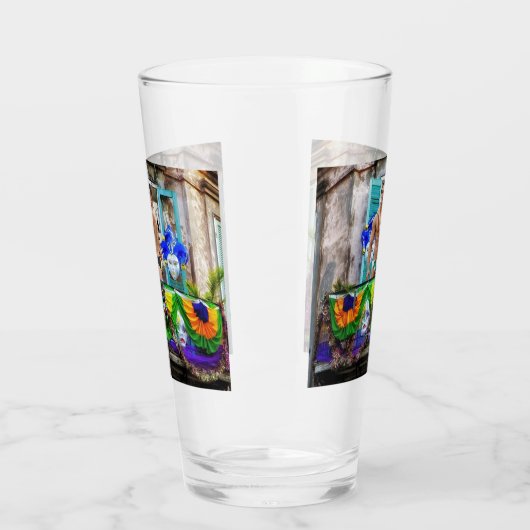 SlipperyJoe's Mardi Gras maskers kralen decoraties Glas (Links)